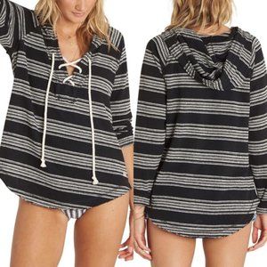 Billabong Along Side Hoodie Black Size Medium